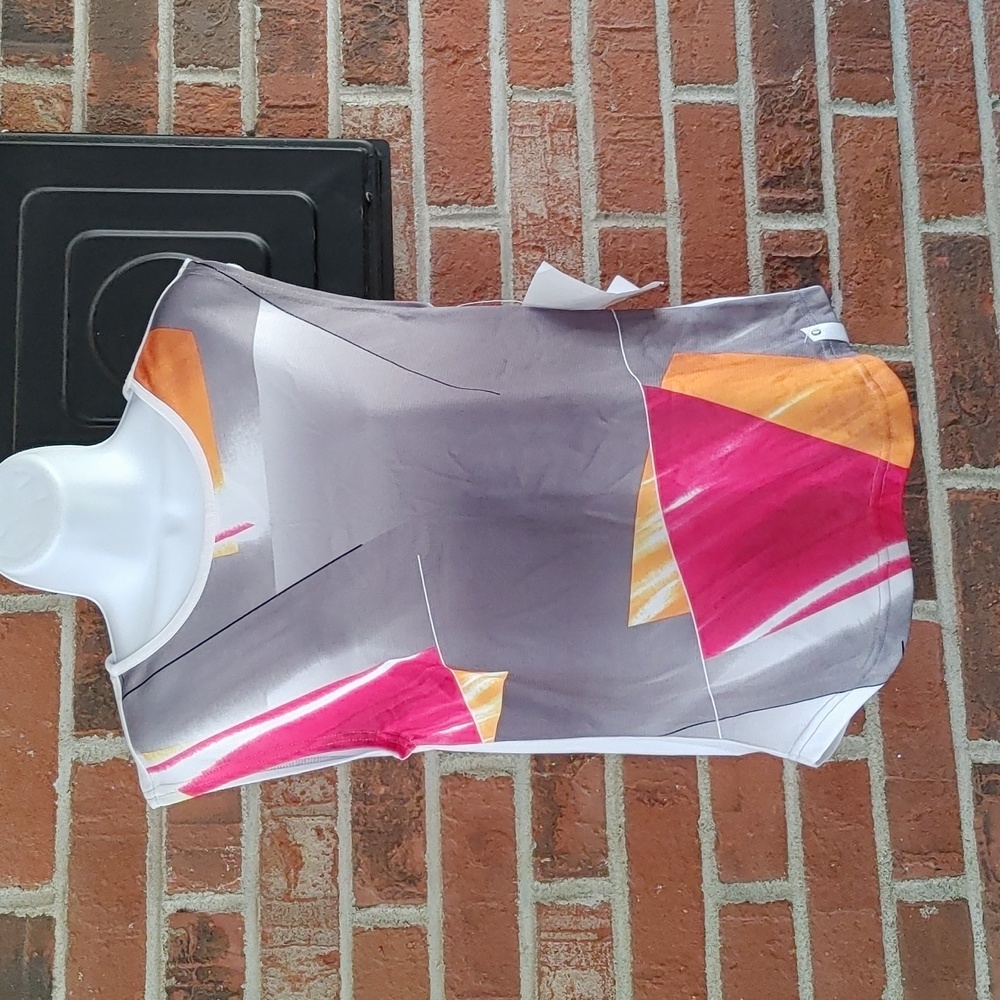 Spyder Choyce Multicolor Shield Print Top Size M